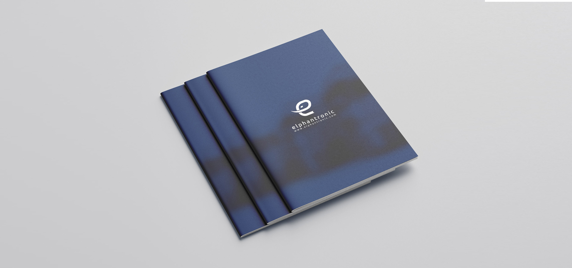 The cover of Elphantronic's Branbook, designed by Zhahoo Creative Agency.