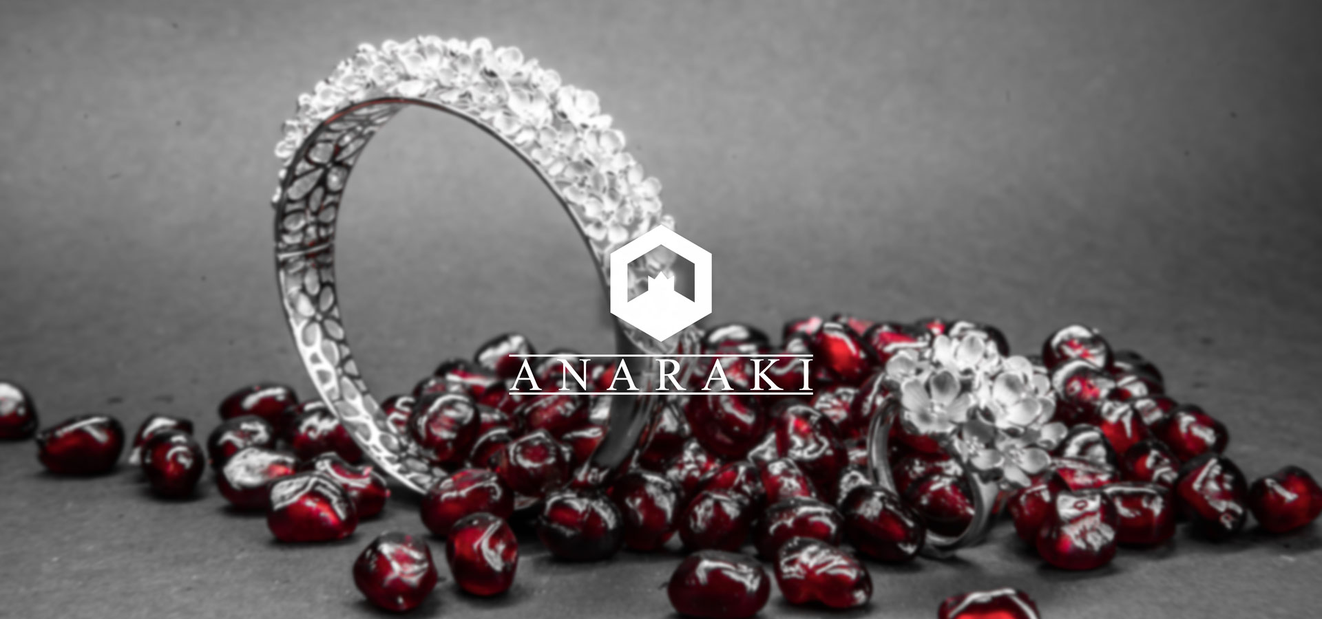a graphic design for anaraki's jewelry logo design